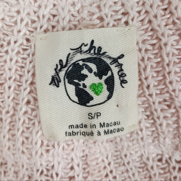 NEW Free People We The Free jamie Linen V-neck Sweater in Starfish Small $168 - Picture 11 of 11